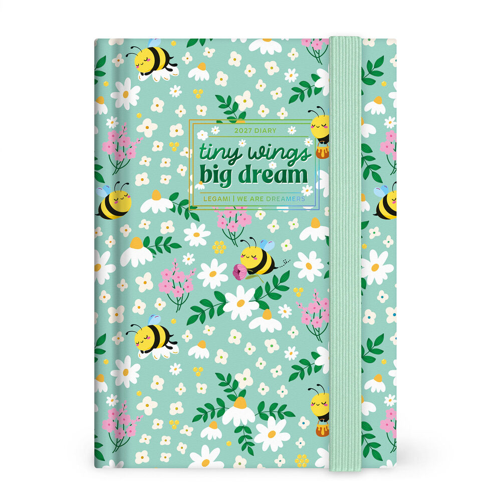 Legami Agenda Giornaliera Fotografica Small 2027 Bee Green, immagine 1