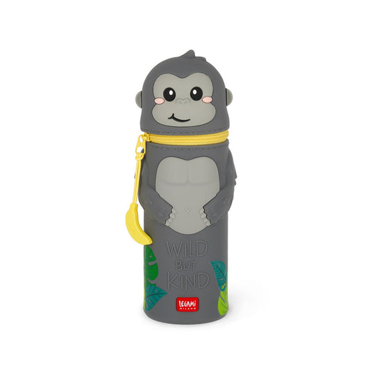 Legami Kawaii Astuccio 2 in 1 in Silicone - Gorilla - SKU 805269414512