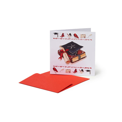 Legami Mini Biglietto di Laurea Graduation Hat 7 x 7 cm