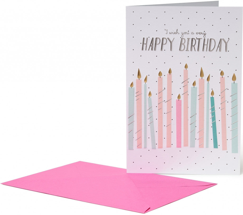Legami Biglietto di compleanno Happy Birthday Candles