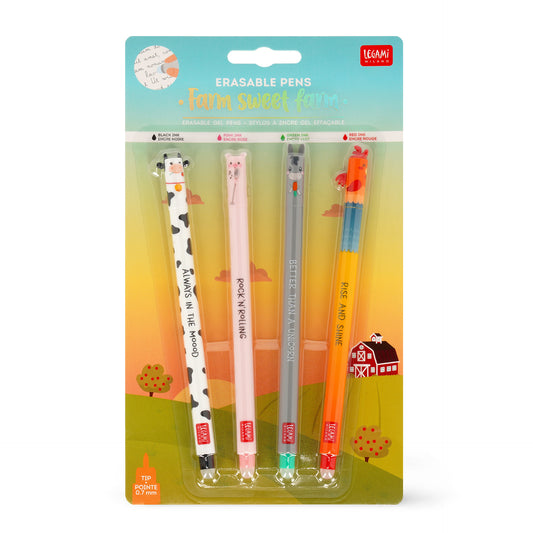Legami Set di 4 Penne Cancellabili Farm Sweet Farm - EPSET0016 - foto 11