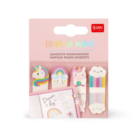 Legami Keep in Mind Segnapagina Adesivi Unicorn - SKN0001 - foto 1