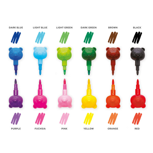 Legami Dream in Colour 12 Pastelli Impilabili Teddy Bear - STC0002 - foto 2