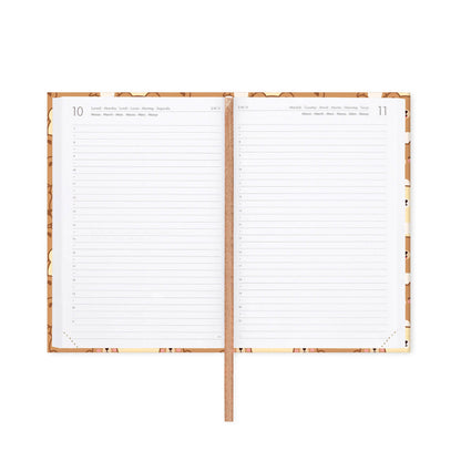 Agenda Legami Teddy Bear Medium 2025/2026, pagine giornaliere interne e segnalibro