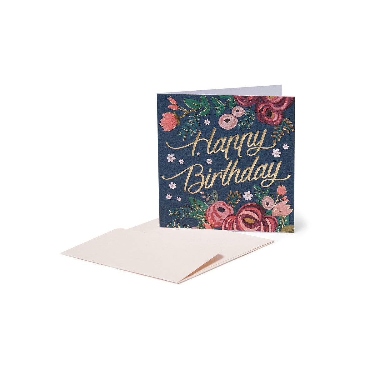 Legami Biglietto Auguri Mini Vintage Flowers Fiori 7 × 7 cm, fotografia ufficiale Legami