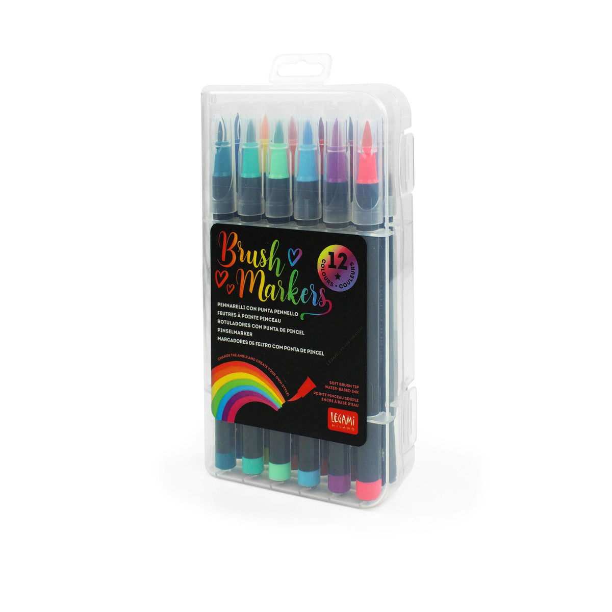 Legami Brush Markers Bright – set 12 pennarelli – foto 1