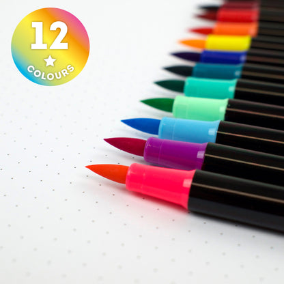 Legami Brush Markers Bright – set 12 pennarelli – foto 3