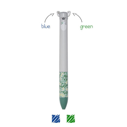 CLICK&CLACK TWO COLOR PEN -  HUG ME
