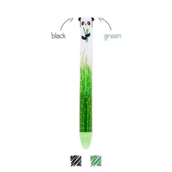 Legami Click&Clack penna a due colori Panda