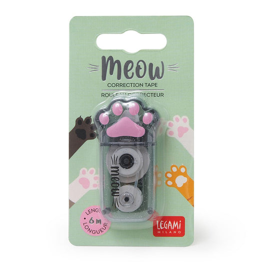 Legami Correction Tape Meow Kitty Paw