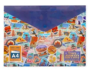 Cartelletta portadocumenti Legami Fold & Order Travel Stickers