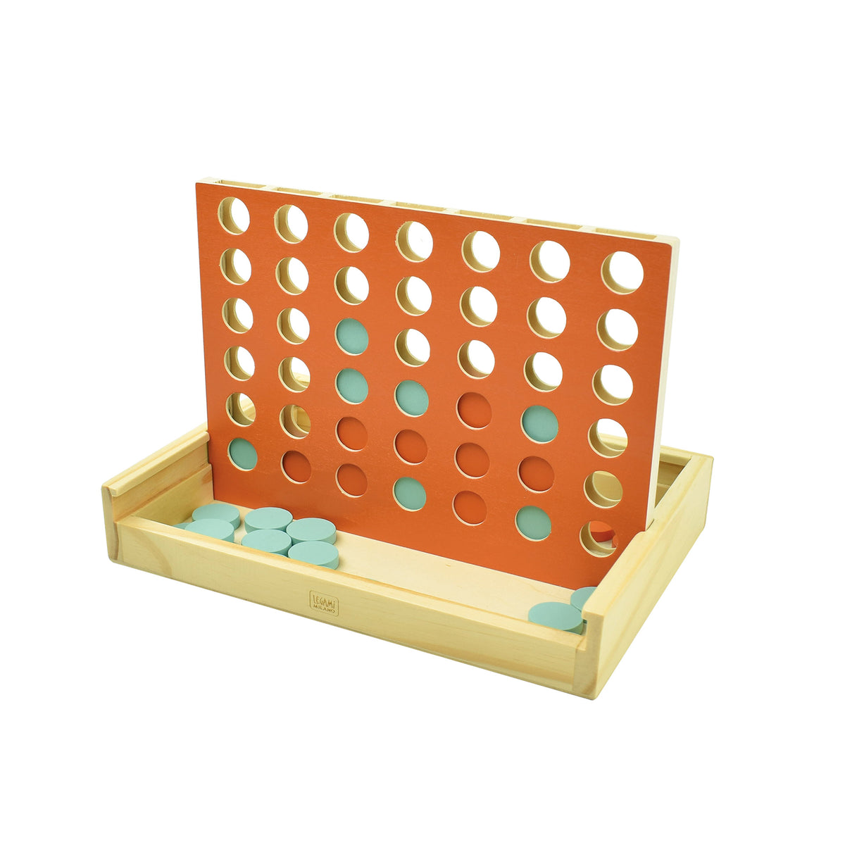 Legami Four in a Line Gioco 4 in Linea in Legno Vintage Memories - fotografia prodotto Legami