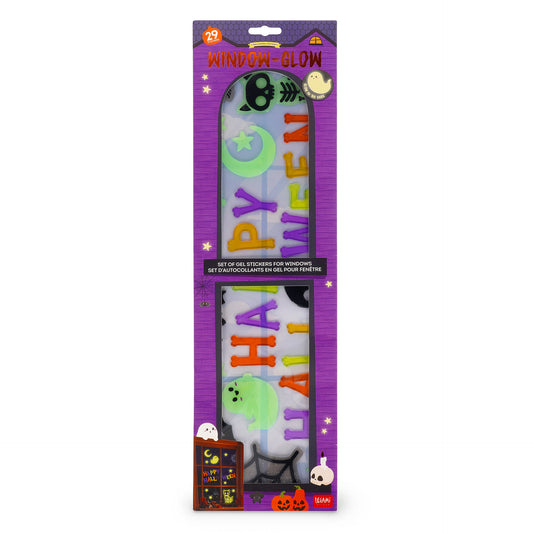 Legami Windo-Glow Halloween Set 29 Adesivi Gel Fosforescenti per Finestre, fotografia Legami 1
