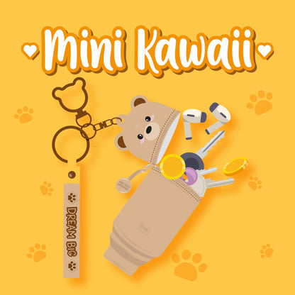 Legami Mini Kawaii portamonete con portachiavi Teddy Bear, foto 2
