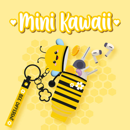 Legami Mini Kawaii portamonete con portachiavi Bee, foto 2