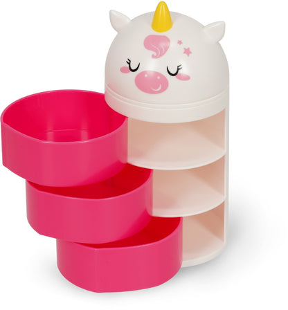 Legami Aww-Rganiser Unicorn, tre cassetti aperti