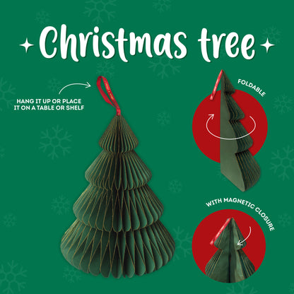 Legami Albero di Natale Pieghevole in Carta 28 cm, seconda foto ufficiale Legami