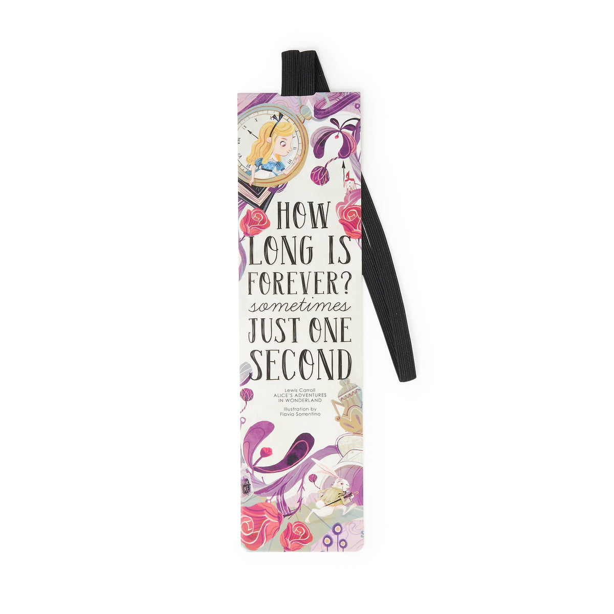 Legami Segnalibro Alice in Wonderland con Elastico, fotografia ufficiale Legami