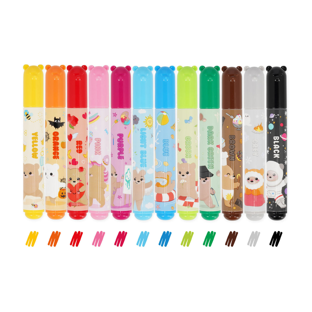 Legami Teddy Friends – set 12 pennarelli – foto 1