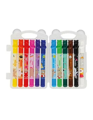 Legami Teddy Friends set di 12 pastelli a cera