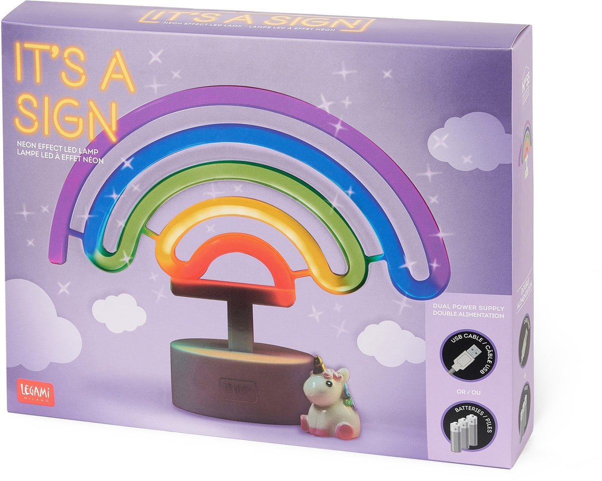 Legami IT'S A SIGN - NEON EFFECT LED LAMP - RAI - 8054320569961