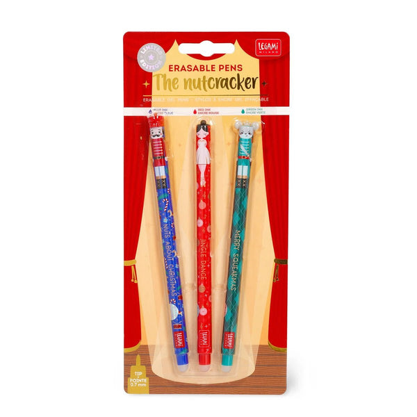 Legami The Nutcracker - Set di 3 Penne Cancellabili Natale - Fuori Produzione