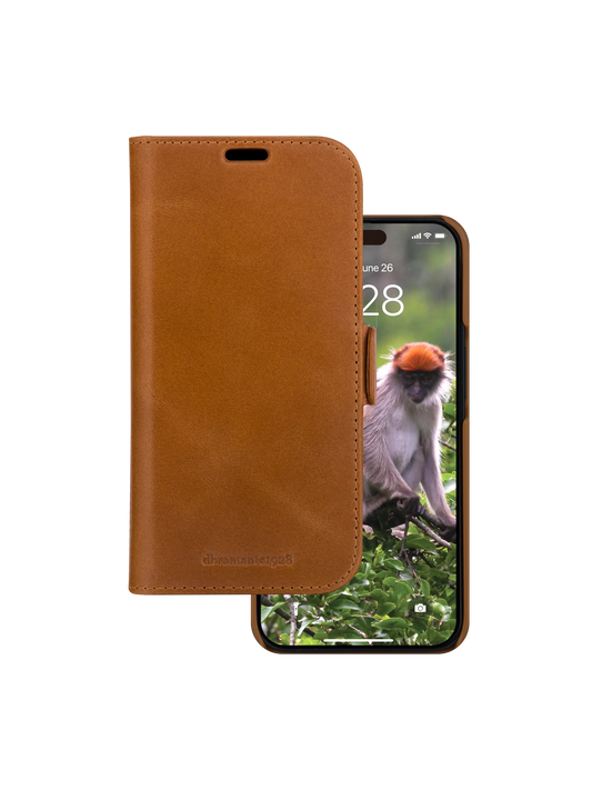 Cover Dbramante1928 per iPhone 15 Pro Max – Lynge 2-in-1 Wallet + Magnetic Case - Tan