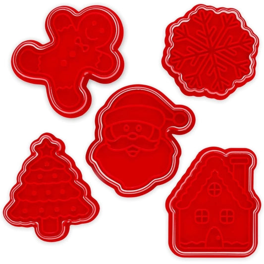 Legami Set 5 Formine Tagliabiscotti Cookie Time Christmas